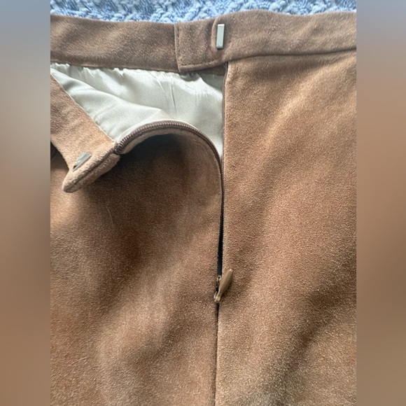 NWT Vintage Kors Michael Kors numbered Suede Skirt-needs repair - Picture 5 of 10